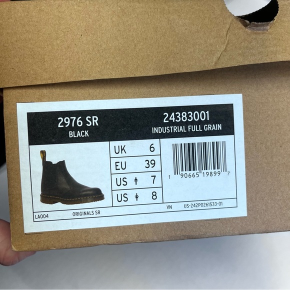 Dr. Martens Slip Resistant Leather Chelsea Boots - Picture 11 of 16